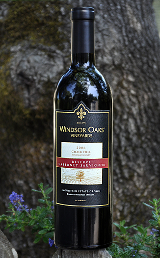 Windsor Oaks Vineyards 2006 Reserve Cabernet Sauvignon 750ml Wine Bottle
