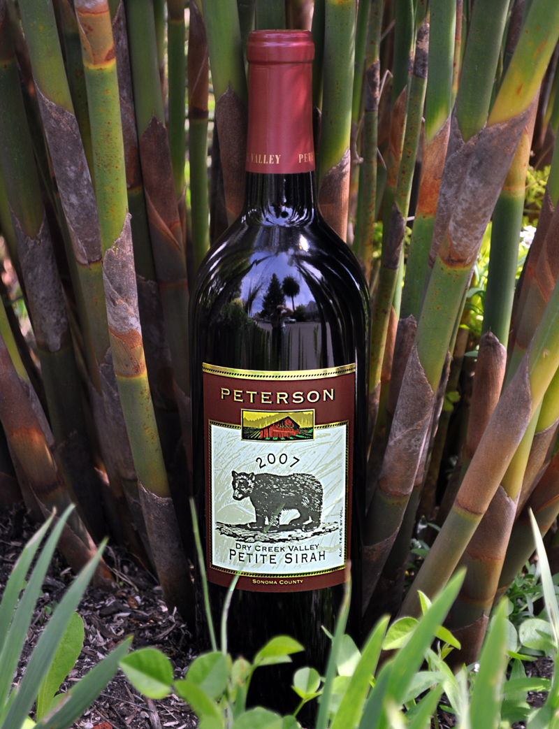 Peterson 2007 Dry Creek Valley Petite Sirah 750ml Wine Bottle