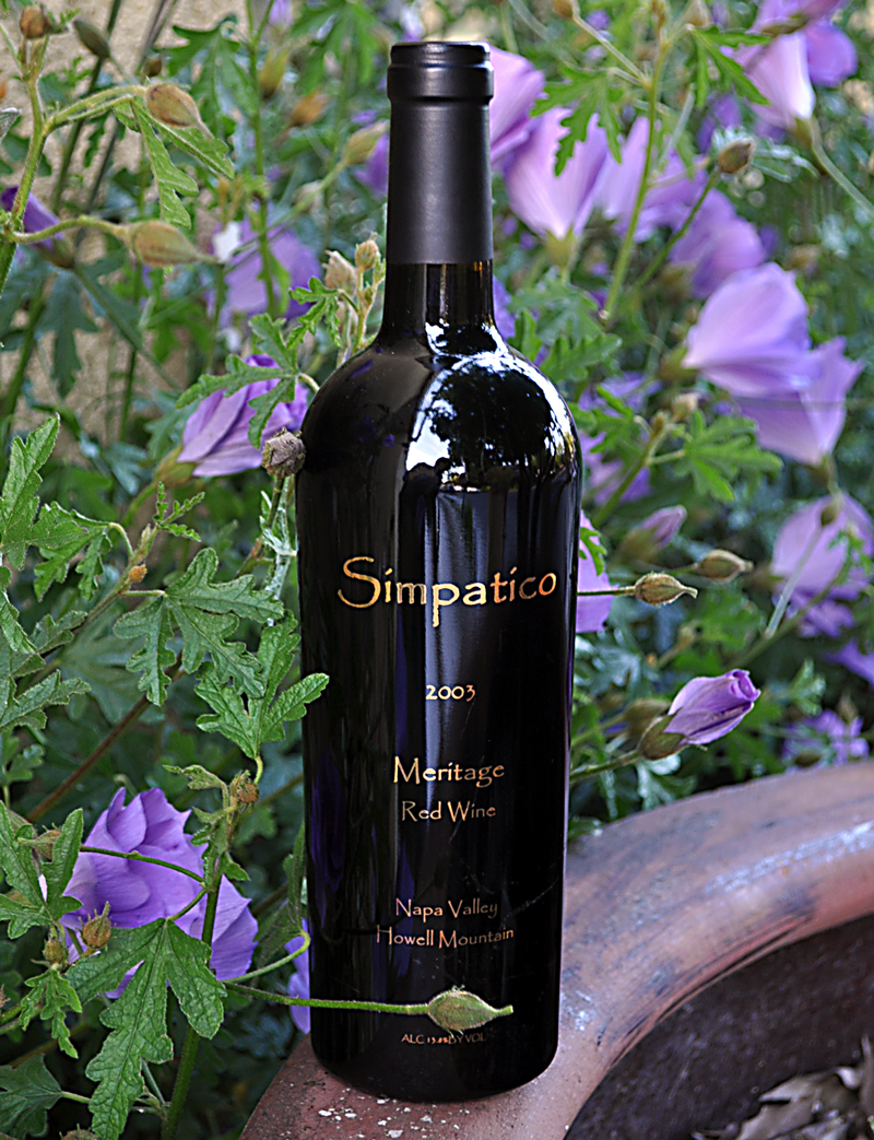 Bravante Vineyards 2003 Howell Mountain Simpatico Meritage 750ml Wine Bottle
