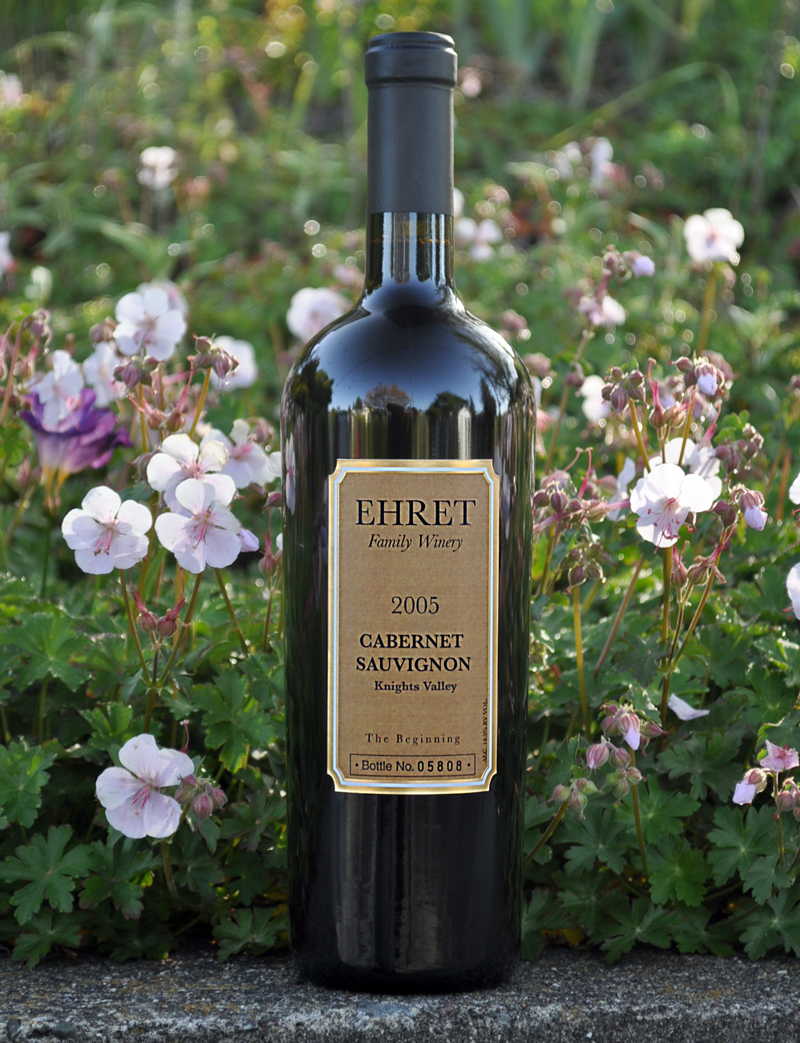 Ehret Family Winery 2005 'The Beginning' Cabernet Sauvignon 750ml Wine Bottle