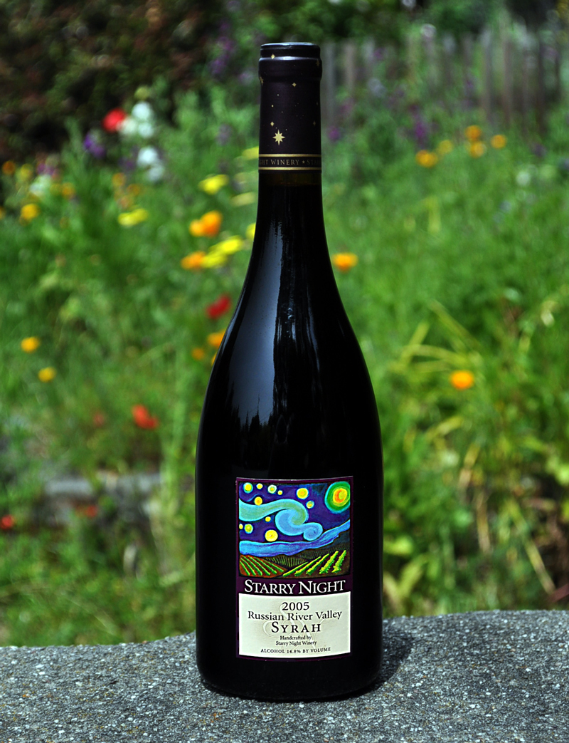 Starry Night Winery 2005 Russian River Valley Syrah 750ml Wine Bottle