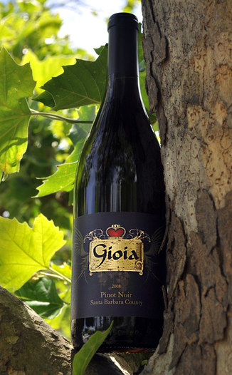 Gioia Wines 2008 Santa Barbara County Pinot Noir 750ml Wine Bottle