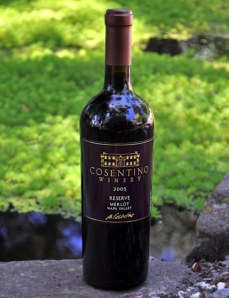 Cosentino Winery 2005 Napa Valley Reserve Merlot 750ml Wine Bottle