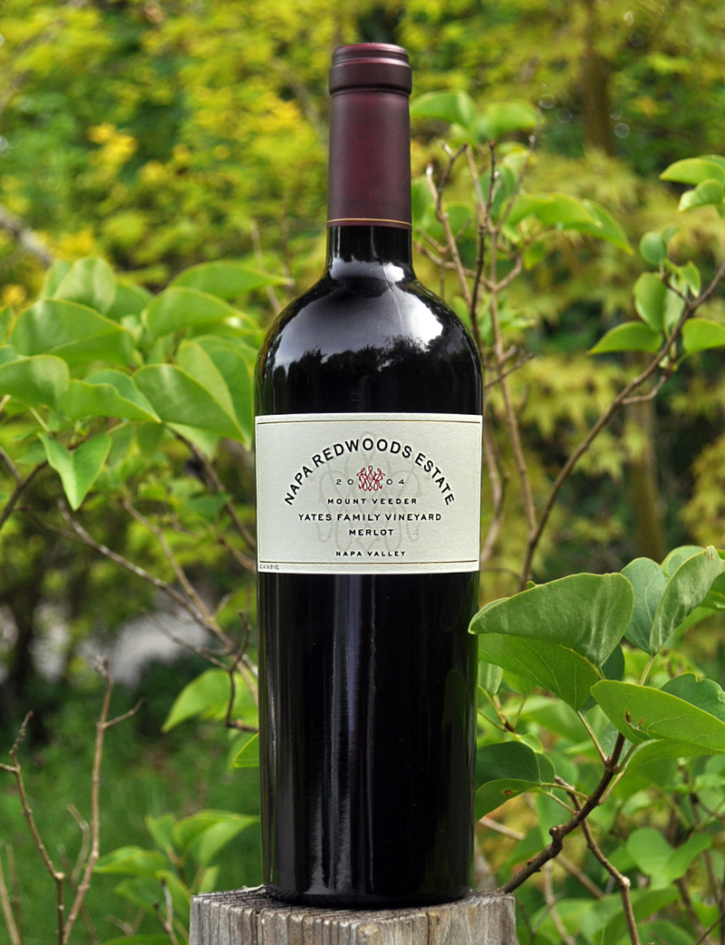 Yates Family Vineyard 2004 Mount Veeder Merlot 750ml Wine Bottle