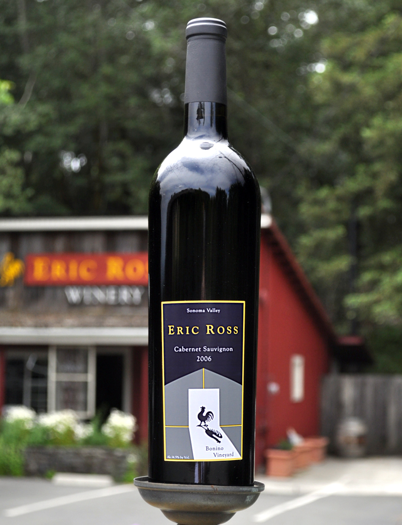 Eric Ross Winery 2006 Sonoma Valley Cabernet Sauvignon 750ml Wine Bottle