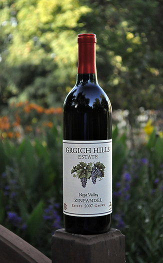 Grgich Hills Estate 2007 Napa Valley Zinfandel 750ml Wine Bottle