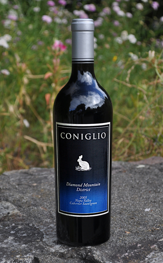 Coniglio 2005 Diamond Mountain Cabernet Sauvignon 750ml Wine Bottle