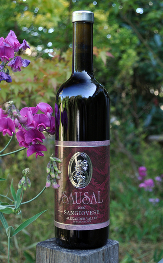 Sausal Winery (closed) 2007 Sangiovese 750ml Wine Bottle