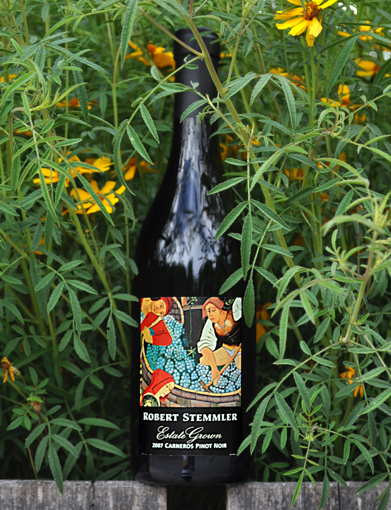 Robert Stemmler Winery 2007 Carneros Pinot Noir 750ml Wine Bottle
