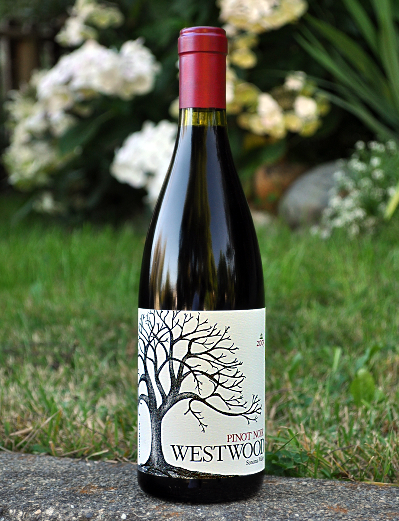 Westwood 2005 Sonoma Valley Pinot Noir 750ml Wine Bottle
