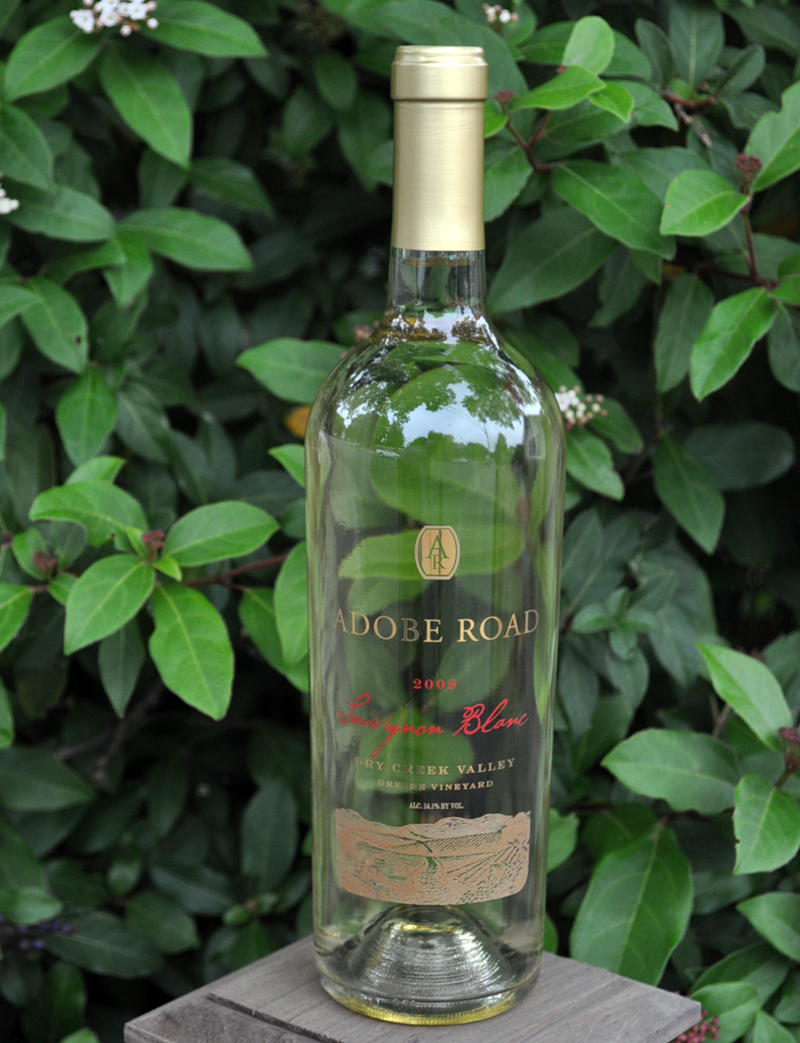 Adobe Road 2008 Dry Creek Valley Sauvignon Blanc 750ml Wine Bottle