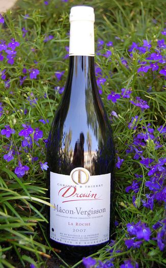Domaine Corinne & Thierry Drouin 2007 "La Roche" Macon-Vergisson AOC 750ml Wine Bottle