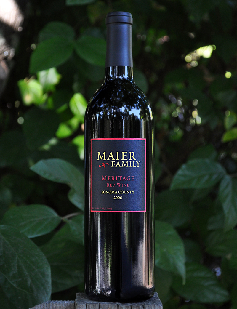 St. Helena Road Winery 2006 Maier Family Meritage 750ml Wine Bottle