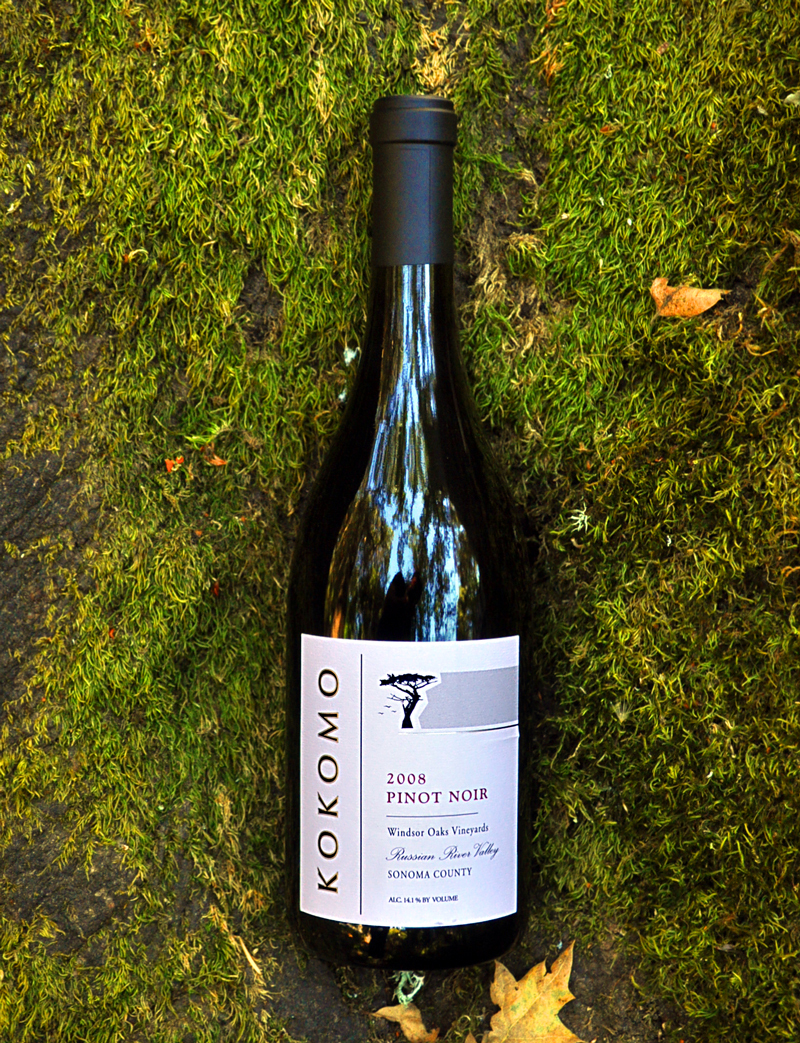 Kokomo Winery 2008 Windsor Oaks Vineyard Pinot Noir 750ml Wine Bottle