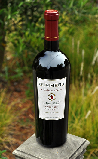 Summers 2007 Andriana's Cuvee Cabernet Sauvignon 750ml Wine Bottle