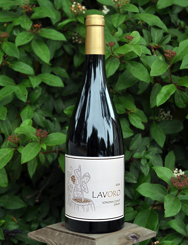 Lavoro Wine 2006 Sonoma Coast Syrah 750ml Wine Bottle
