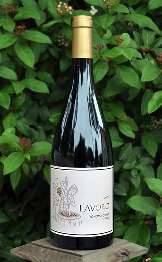 Lavoro Wine 2006 Sonoma Coast Syrah 750ml Wine Bottle