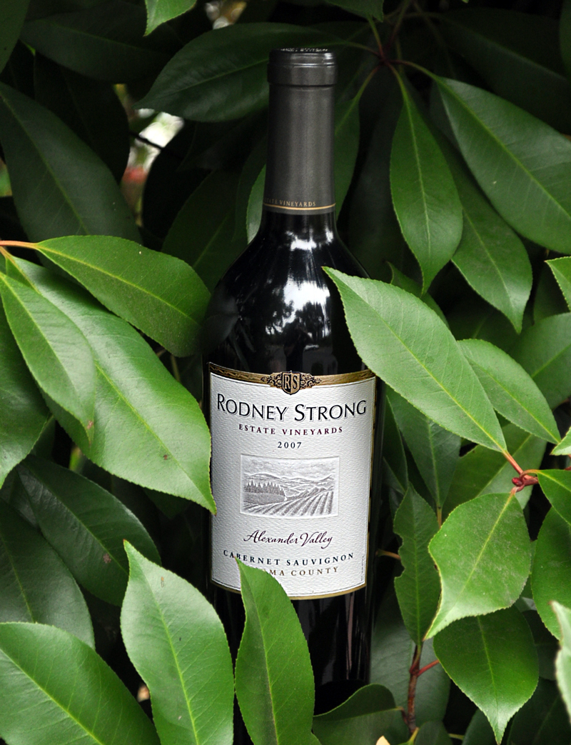 Rodney Strong Vineyards 2007 Alexander Valley Cabernet Sauvignon 750ml Wine Bottle