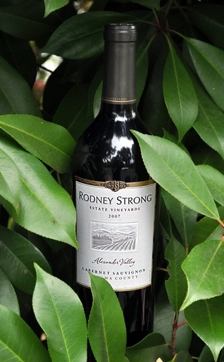 Rodney Strong Vineyards 2007 Alexander Valley Cabernet Sauvignon 750ml Wine Bottle