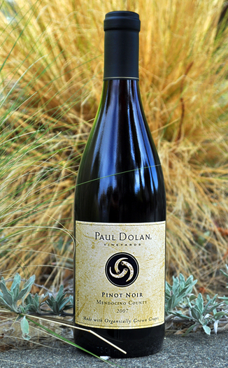 Paul Dolan Vineyards 2007 Mendocino County Pinot Noir 750ml Wine Bottle