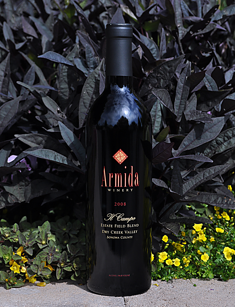 Armida Winery 2008 Il Campo - Estate Field Blend Zinfandel 750ml Wine Bottle