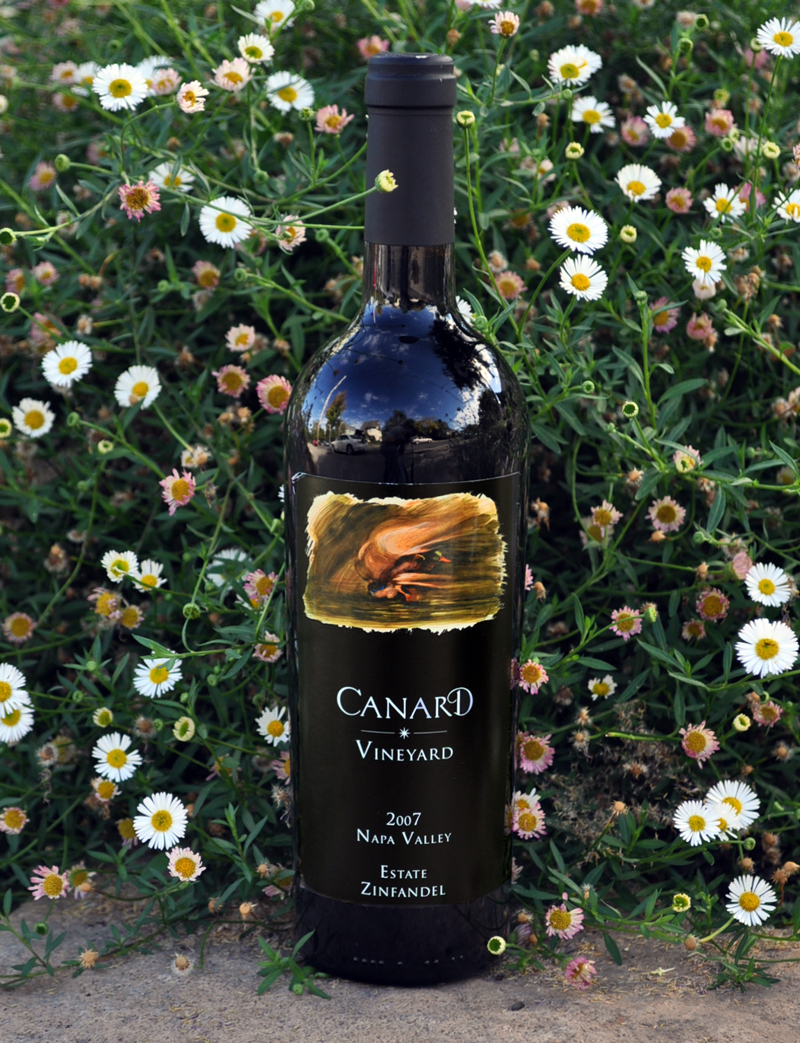 Canard Vineyard 2007 Napa Valley Estate Zinfandel 750ml Wine Bottle