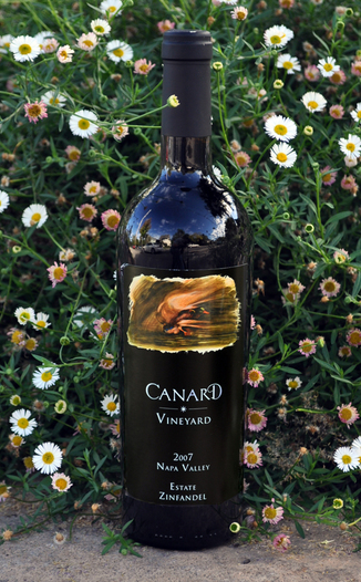 Canard Vineyard 2007 Napa Valley Estate Zinfandel 750ml Wine Bottle