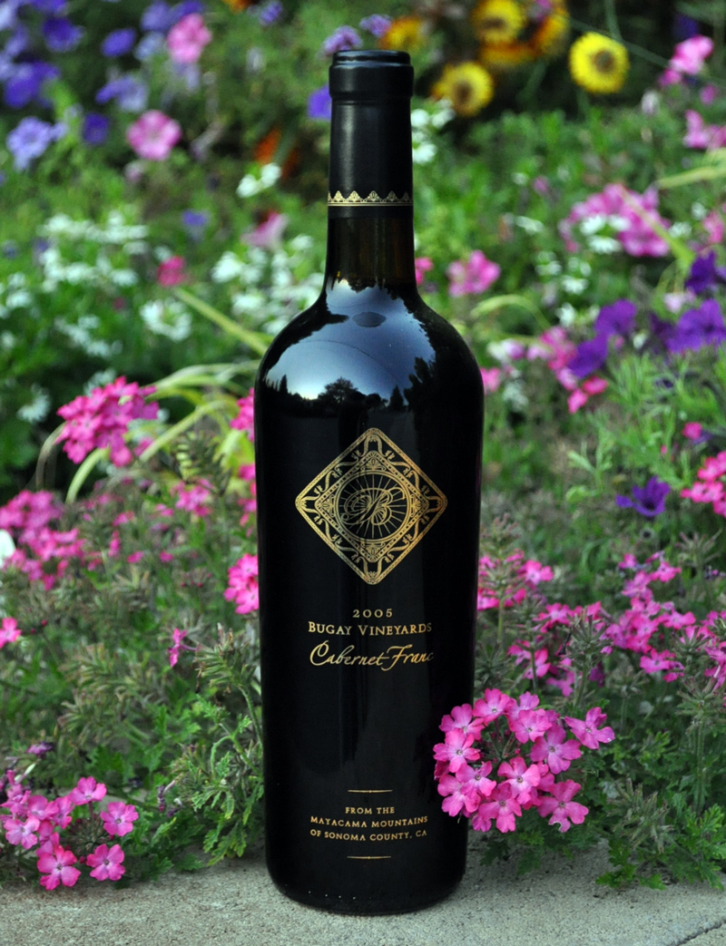 Bugay Vineyards 2005 Sonoma County Cabernet Franc 750ml Wine Bottle