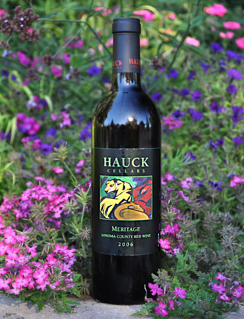 Hauck Cellars 2006 Sonoma County Meritage 750ml Wine Bottle