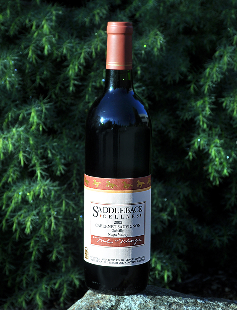 Saddleback Cellars 2005 Oakville Cabernet Sauvignon 750ml Wine Bottle