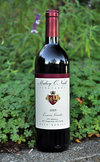 Maloy O'Neill Vineyards 2005 Essere Grato 750ml Wine Bottle