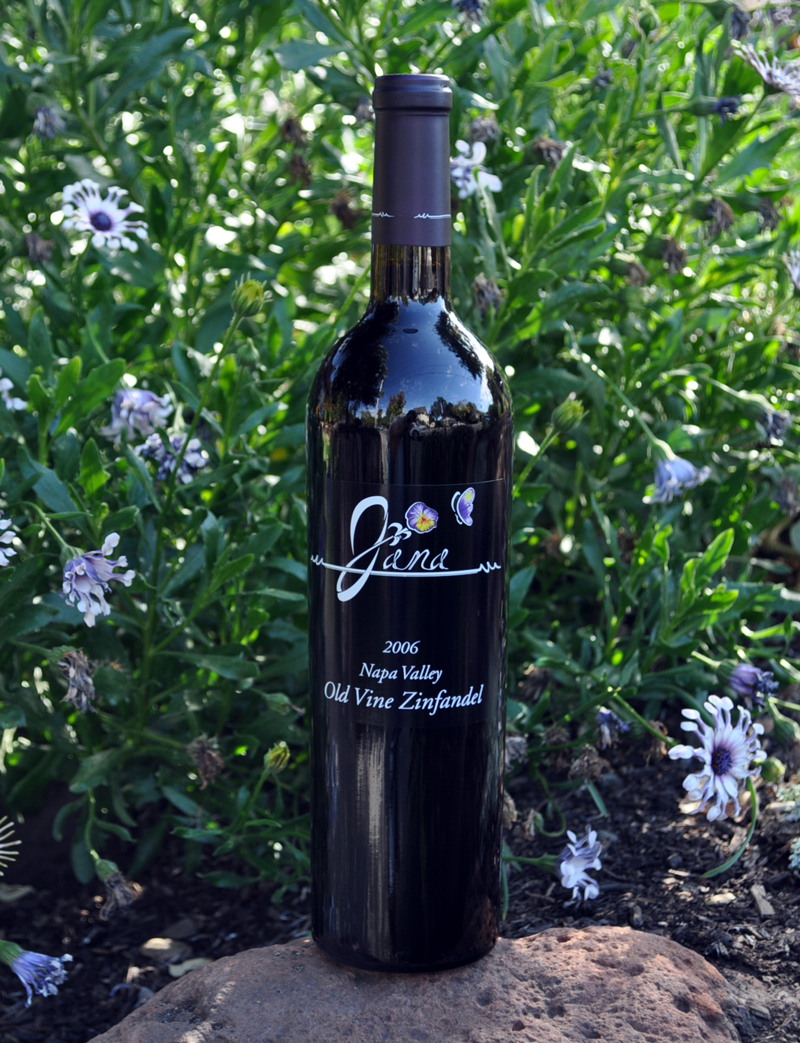 Scott Harvey Wines 2006 Jana Napa Valley Old Vine Zinfandel 750ml Wine Bottle