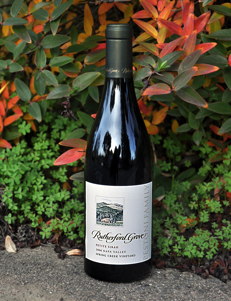 Rutherford Grove 2006 Spring Creek Vineyard Petite Sirah 750ml Wine Bottle