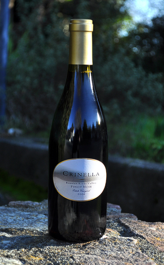Crinella Winery & Vineyards 2006 Family Estate Vineyard Pinot Noir 750ml Wine Bottle