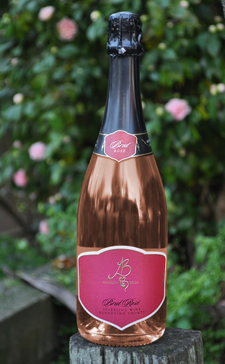 Amorosa Bella  Mendocino Sparkling Brut Rose 750ml Wine Bottle