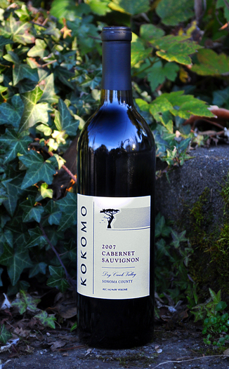 Kokomo Winery 2007 Dry Creek Valley Cabernet Sauvignon 750ml Wine Bottle