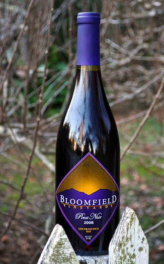 Bloomfield Vineyards 2008 San Francisco Bay Pinot Noir 750ml Wine Bottle