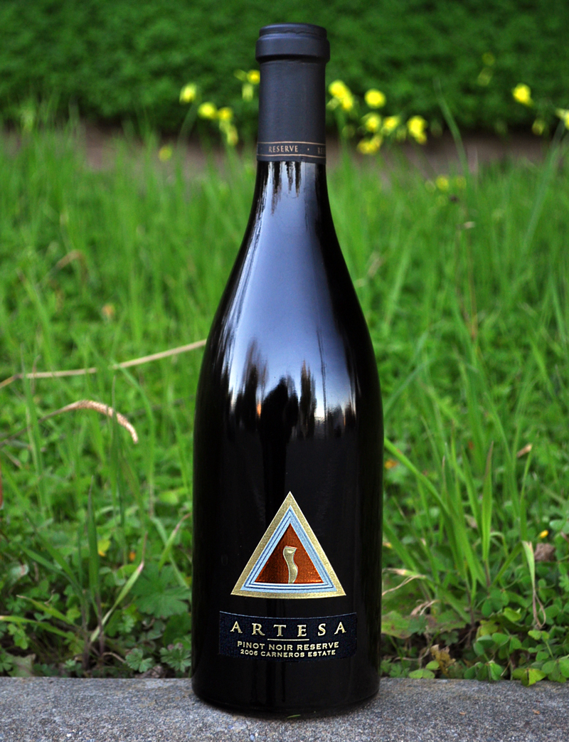 Artesa Vineyards and Winery 2006 Pinot Noir Reserve - Carneros Estate 750ml Wine Bottle