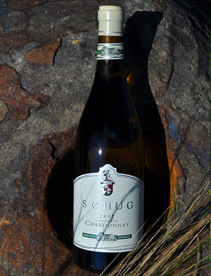 Schug Carneros Estate 2007 Heritage Reserve Chardonnay 750ml Wine Bottle