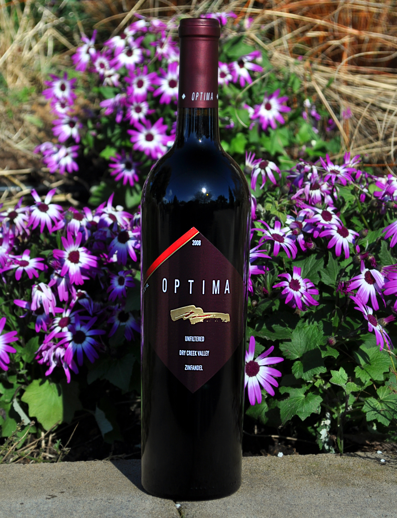 Optima Winery 2008 Dry Creek Valley Zinfandel 750ml Wine Bottle