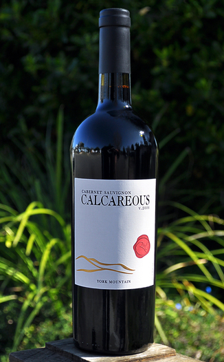 Calcareous Vineyard 2006 York Mountain Cabernet Sauvignon 750ml Wine Bottle