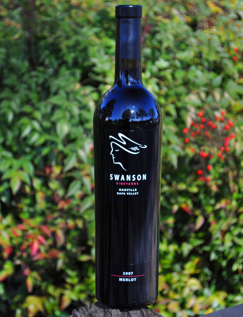 Swanson Vineyards 2007 Oakville Merlot 750ml Wine Bottle