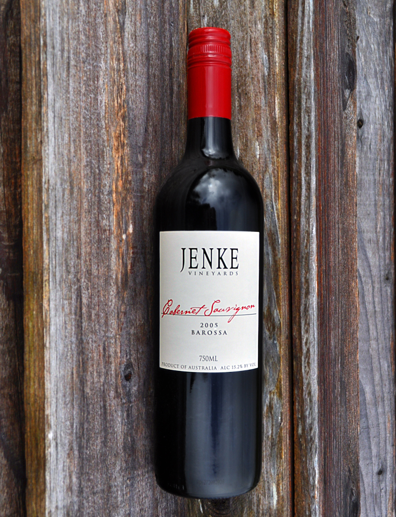 Jenke-Vineyards 2005 Barossa Cabernet Sauvignon 750ml Wine Bottle