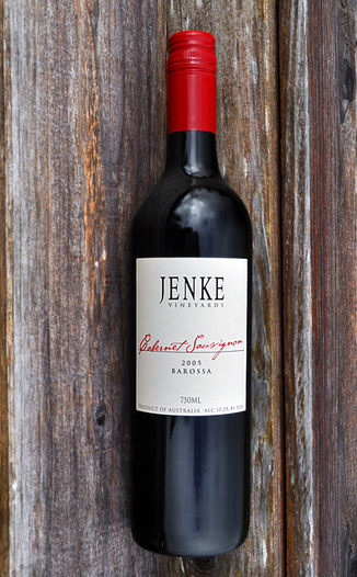 Jenke-Vineyards 2005 Barossa Cabernet Sauvignon 750ml Wine Bottle