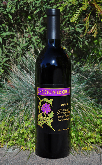 Christopher Creek Winery 2006 Finlay's Vineyard Cabernet Sauvignon 750ml Wine Bottle