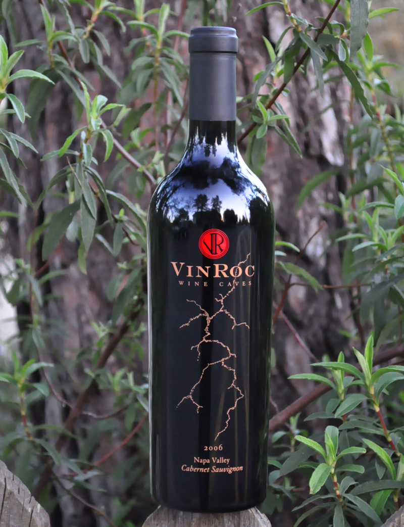 VinRoc Wine Caves 2006 Napa Valley Cabernet Sauvignon 750ml Wine Bottle