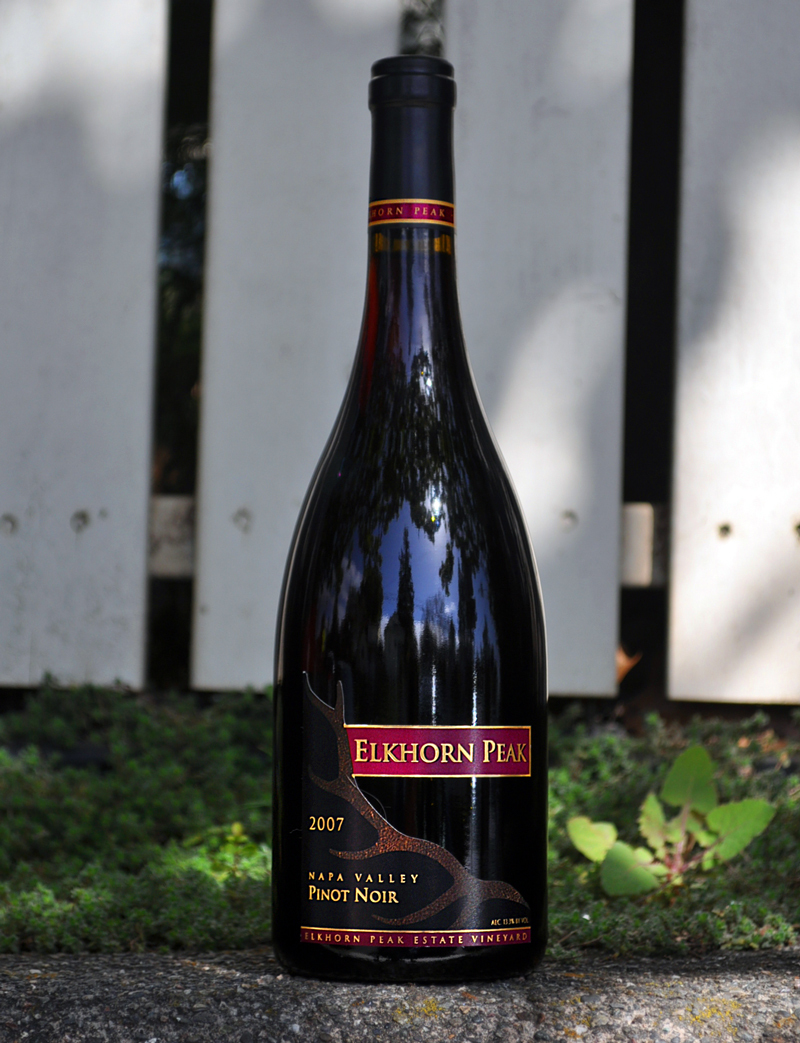 Elkhorn Peak Cellars 2007 Napa Valley Pinot Noir 750ml Wine Bottle