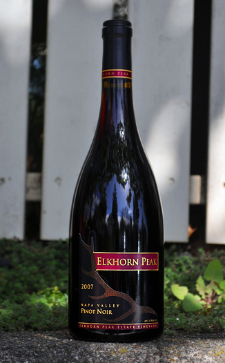 Elkhorn Peak Cellars 2007 Napa Valley Pinot Noir 750ml Wine Bottle