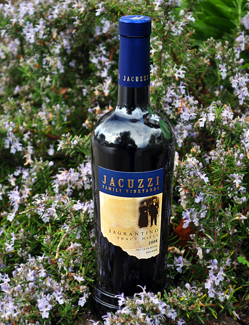 Jacuzzi Family Vineyards 2008 Tracy Hills Sagrantino 750ml Wine Bottle