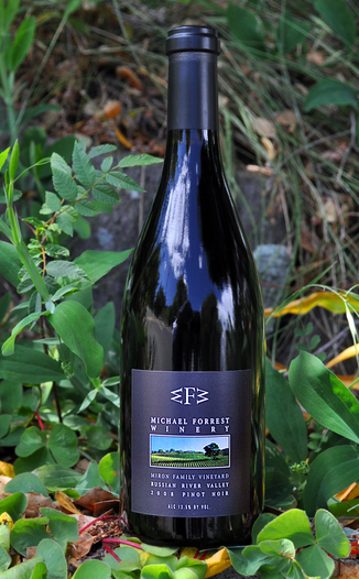 Michael Forrest Winery 2008 Russian River Valley Pinot Noir 750ml Wine Bottle